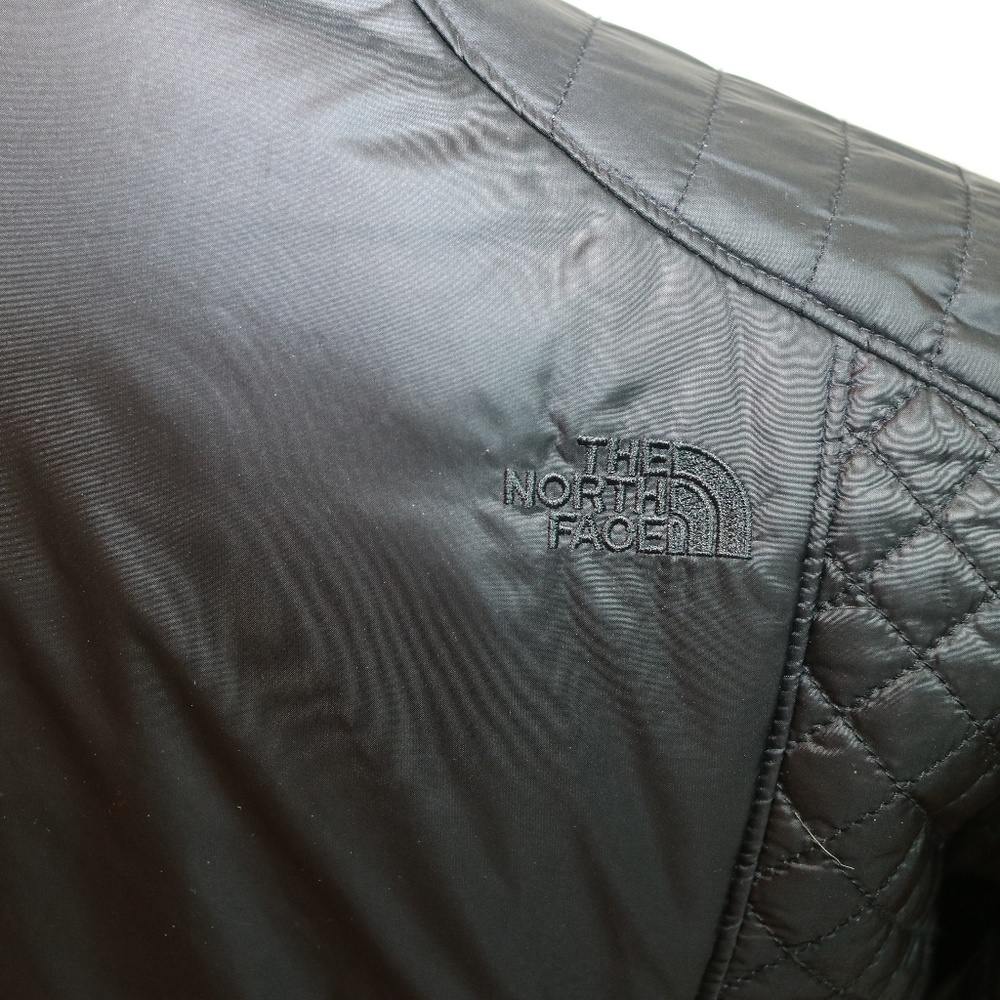 Northface Black Quilted Nylon Jacket Sz M - Picture 8 of 8